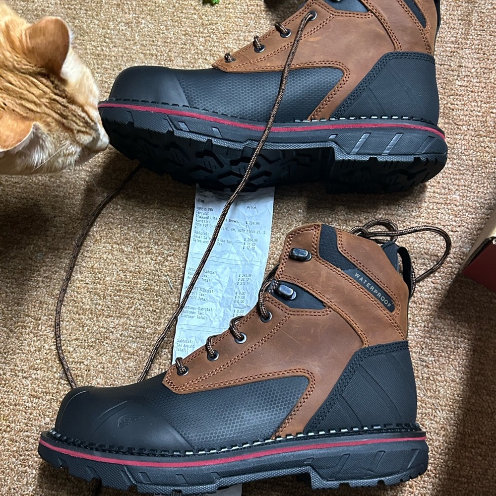 Sturdy Black and Brown Men's Boots